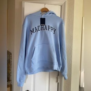 NWT Madhappy Blue Campus Hoodie